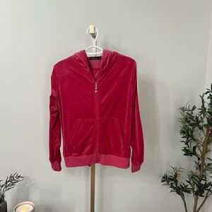 Pink Zip-Up Hoodie tracksuit